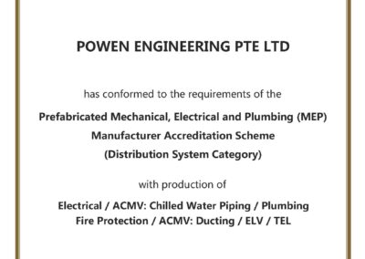 MEP Full Certificate